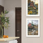Set Of Two Farm Life White Framed Print Wall Art