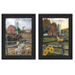 Set Of Two Farm Life Black Framed Print Wall Art