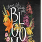 Set Of Two Love and Bloom White Framed Print Wall Art