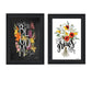 Set Of Two Love and Bloom White Framed Print Wall Art