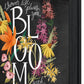 Set Of Two Love and Bloom White Framed Print Wall Art