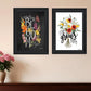 Set Of Two Love and Bloom White Framed Print Wall Art