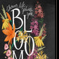 Set Of Two Love and Bloom Black Framed Print Wall Art