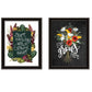 Set Of Two With Grateful Hearts White Framed Print Wall Art
