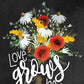 Set Of Two With Grateful Hearts White Framed Print Wall Art
