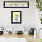 Set Of Two Teacups Black Framed Print Kitchen Wall Art