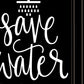 Set Of Two Wash Up Black Framed Print Bathroom Wall Art