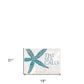 Set Of Two Mermaid Kisses Starfish Wishes 2 White Framed Print Wall Art