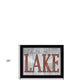 Set Of Two Lake Life is Better 2 Black Framed Print Wall Art