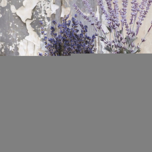 Set Of Three Love Life And Lavender White Framed Print Wall Art