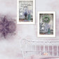 Set Of Two Love and Memories White Framed Print Wall Art