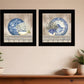 Set Of Two The Farmhouse Blues Black Framed Print Wall Art