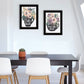 Set Of Two More Coffee Please or Coffee Break Black Framed Print Kitchen Wall Art
