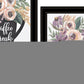 Set Of Two More Coffee Please or Coffee Break Black Framed Print Kitchen Wall Art