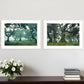 Set Of Two Enchanted Forest 1 White Framed Print Wall Art