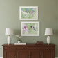 Set Of Two Humming Bird 1 and 2 White Framed Print Wall Art