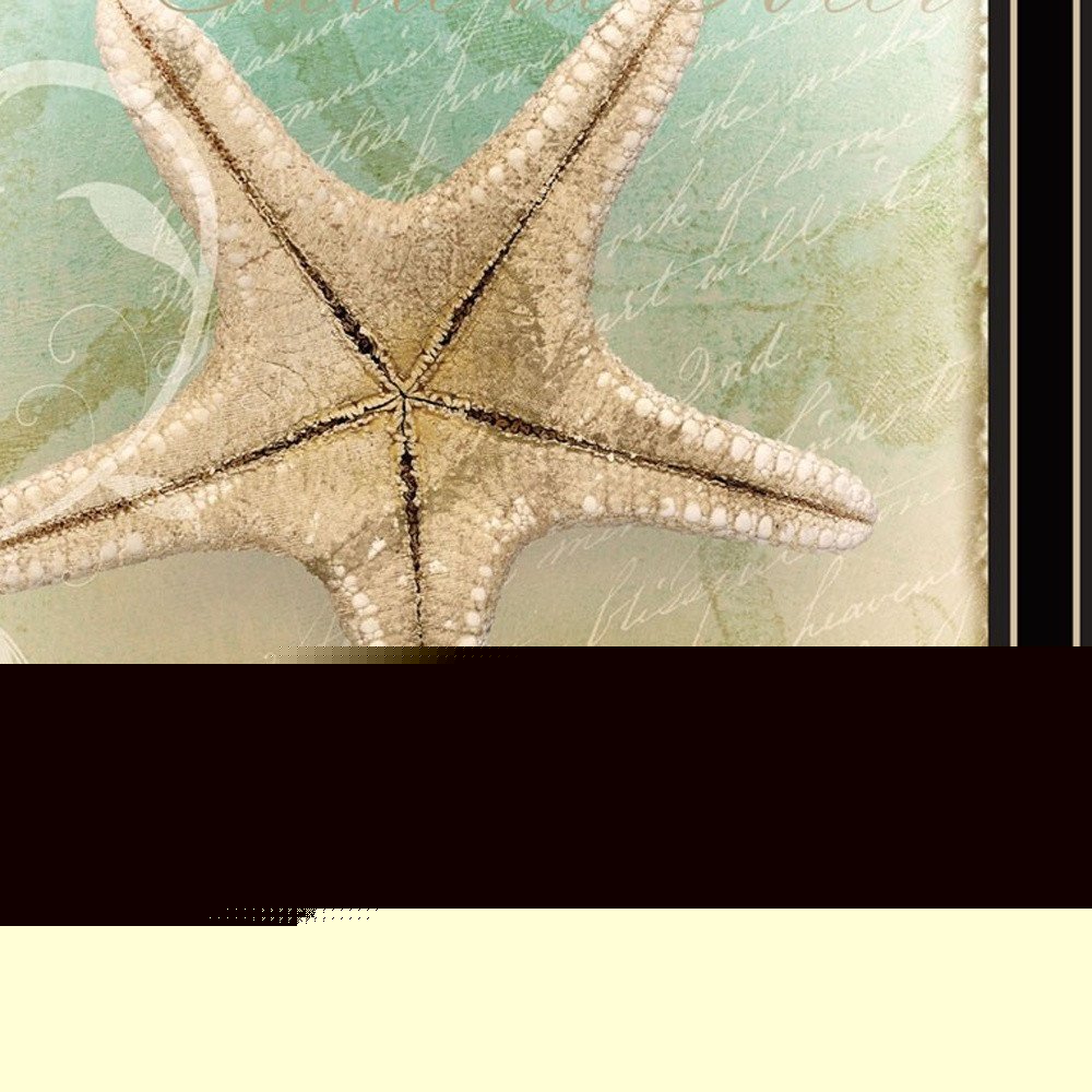 Set Of Two The Sea I and Sea II 1 Black Framed Print Wall Art