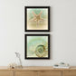 Set Of Two The Sea I and Sea II 1 Black Framed Print Wall Art