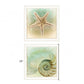 Set Of Two The Sea I and Sea II 2 White Framed Print Wall Art