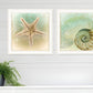 Set Of Two The Sea I and Sea II 2 White Framed Print Wall Art