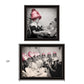 Set Of Two The Salon Black Framed Print Wall Art