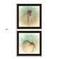 Set Of Two The Sea III and Sea IV 1 Black Framed Print Wall Art