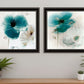Set Of Two Poppy 1 Black Framed Print Wall Art