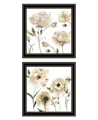 Set Of Two Brittany I and Sea II 2 Black Framed Print Wall Art