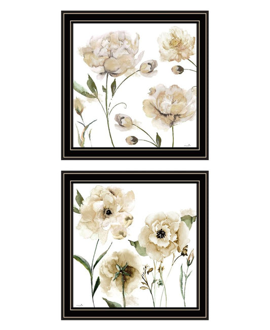 Set Of Two Brittany I and Sea II 2 Black Framed Print Wall Art