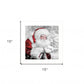 Santas Little Friends 2 White Framed Print Wall Art