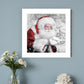 Santas Little Friends 2 White Framed Print Wall Art