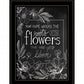 Yet to Bloom 1 Black Framed Print Wall Art