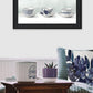 Cups and Saucers 2 Black Framed Print Wall Art