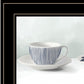 Cups and Saucers 1 White Framed Print Wall Art