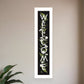 Welcome Sign I 1 White Framed Print Wall Art