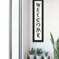 Welcome Sign II 2 Black Framed Print Wall Art