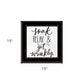 Lets Get Wrinkly 2 Black Framed Print Bathroom Wall Art