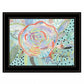 Bloom for Yourself 2 Black Framed Print Wall Art