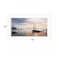 BAR HARBOR SILHOUETTES 1 White Framed Print Wall Art