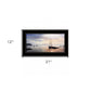 BAR HARBOR SILHOUETTES 1 White Framed Print Wall Art
