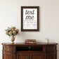 Text Me if You Run Out of Toilet Paper 2 White Framed Print Wall Art