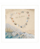 Marriage is a Beach 3 Black Framed Print Wall Art