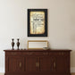 Father Says Black Framed Print Wall Art