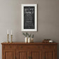 Recipe for Family White Framed Print Wall Art