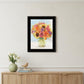 Vases with Flowers 1 Black Framed Print Wall Art