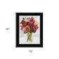 Vases with Flowers II 2 Black Framed Print Wall Art