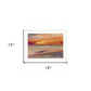 Western Sky 1 White Framed Print Wall Art