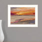 Western Sky 1 White Framed Print Wall Art