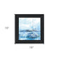 Serenity Sloop 2 Black Framed Print Wall Art