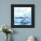 Serenity Sloop 2 Black Framed Print Wall Art